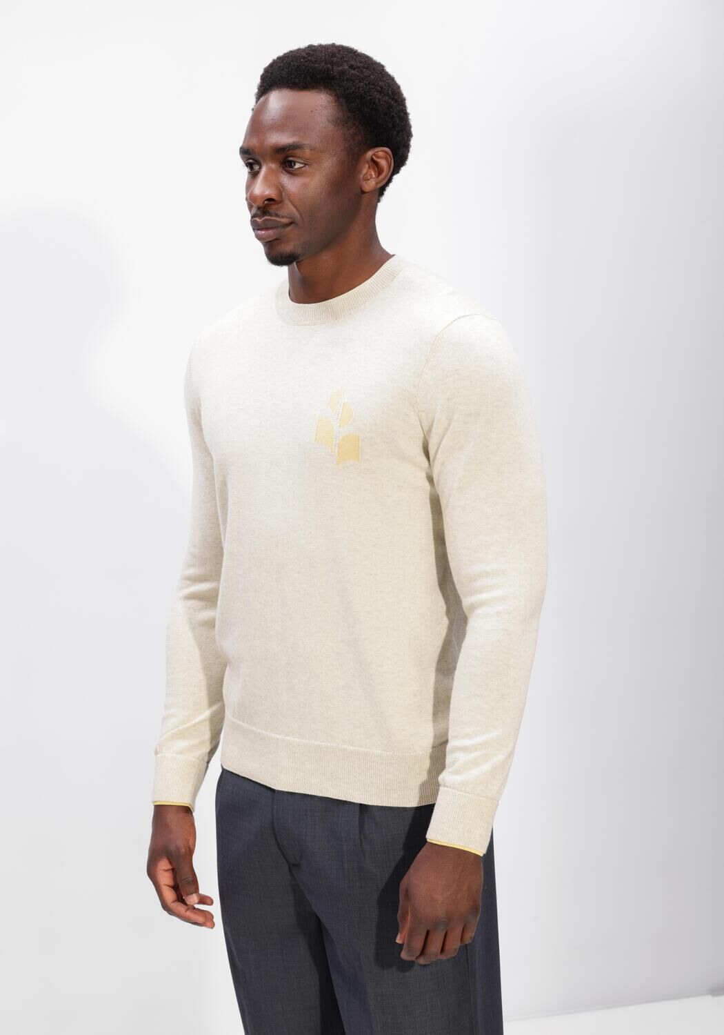 Ecru ISABEL MARANT Trui SERGIO CARDIGAN - large