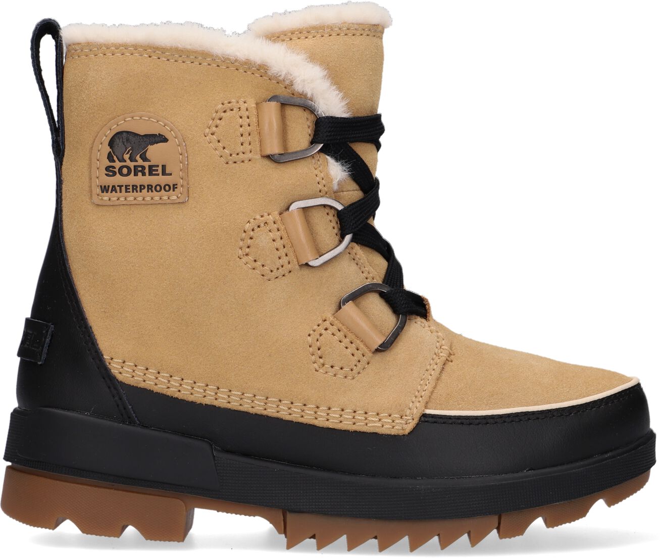 Sorel Snowboots Dames Torino Ii Wp, Maat: 36, Materiaal: Textiel, Kleur: Camel afbeelding