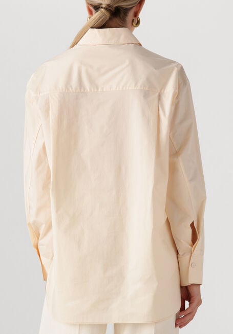 Ecru FORTE FORTE Blouses EMBROIDERED BCI COTTON POPLINE OVERSHIRT SHIRT - large