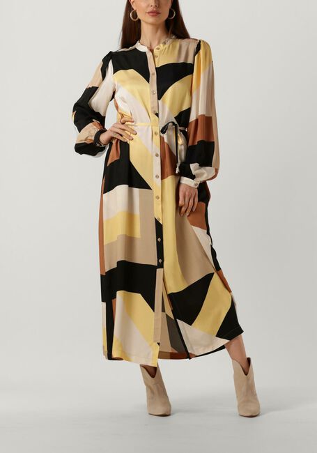 Multi SUMMUM Midi jurk DRESS GRAPHIC LINES - large