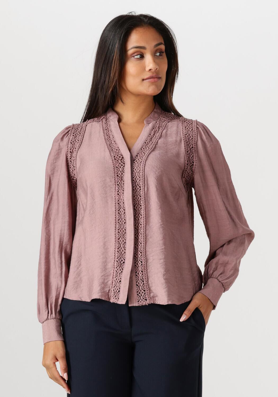 Co'Couture Blouse Dames Caryn Shirt, Maat: M, Kleur: Roze