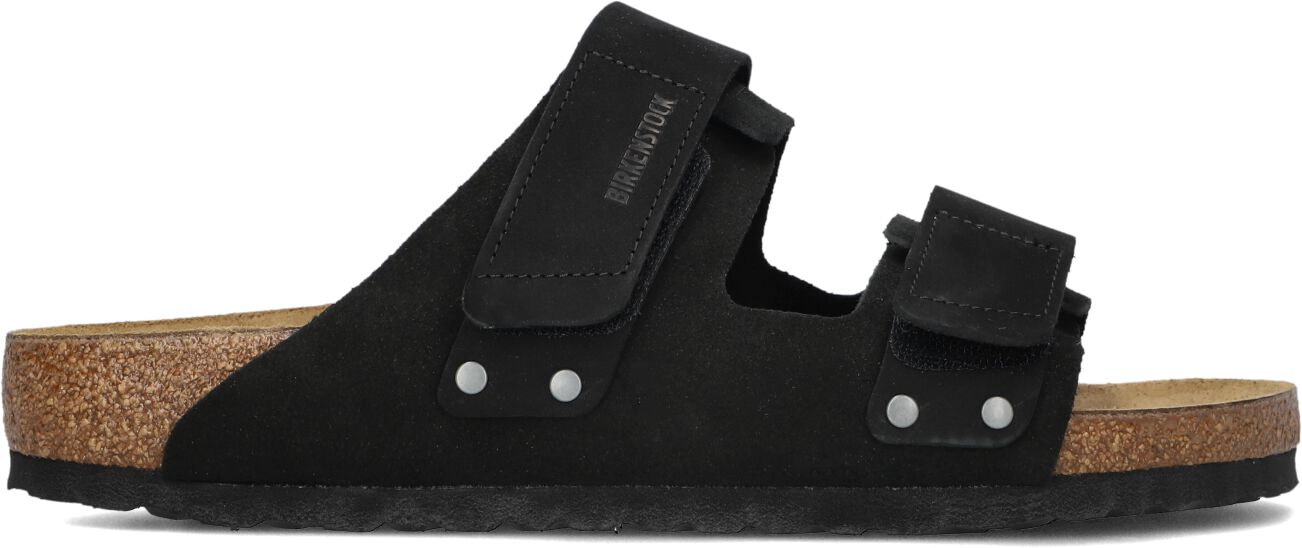 Birkenstock Slippers
Heren Uji, Maat: 45, Materiaal: Nubuck, Kleur: Zwart