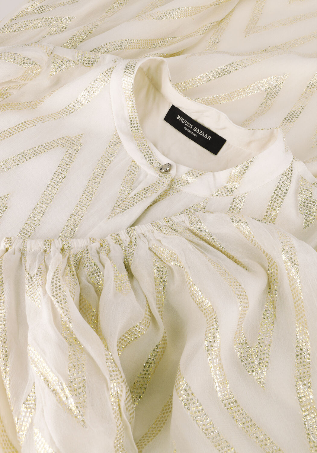 Gebroken wit BRUUNS BAZAAR Midi jurk SARINA DRESS - large