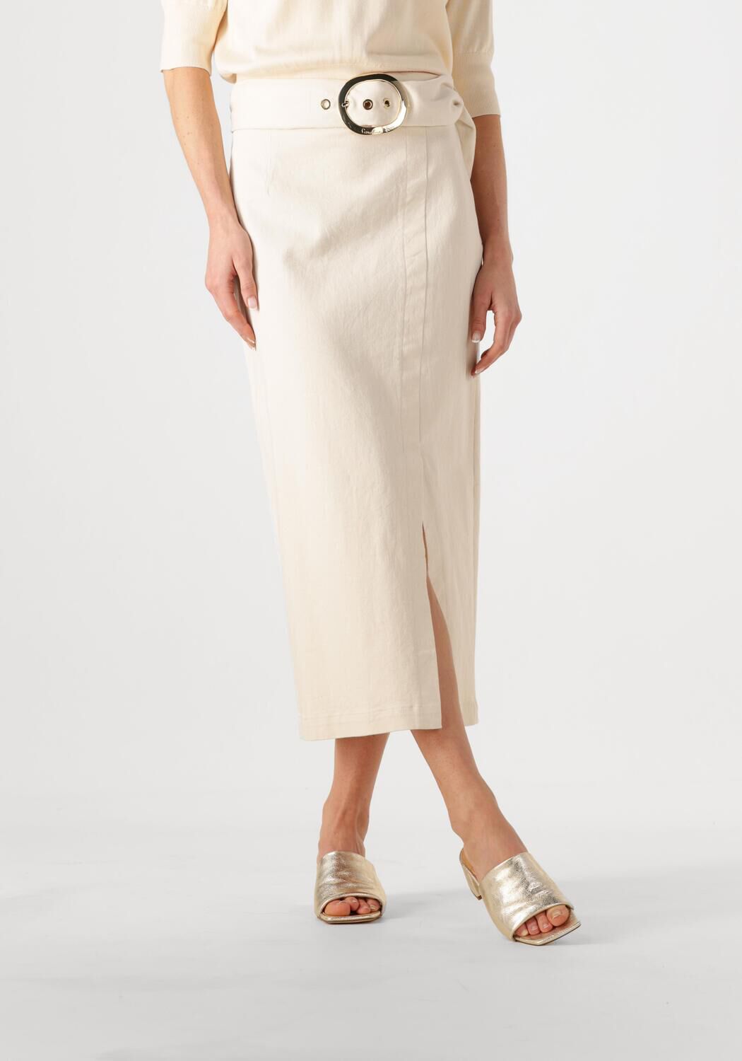 Caroline Biss Midirok Dames 1704, Maat: 34, Kleur: Ecru