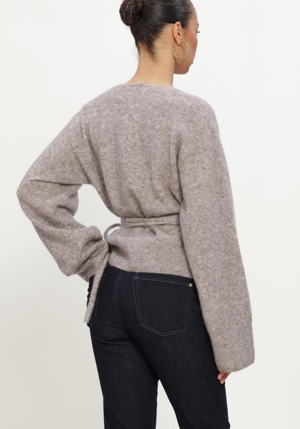Taupe LINA LOCCHI Trui LL-BERIT - large