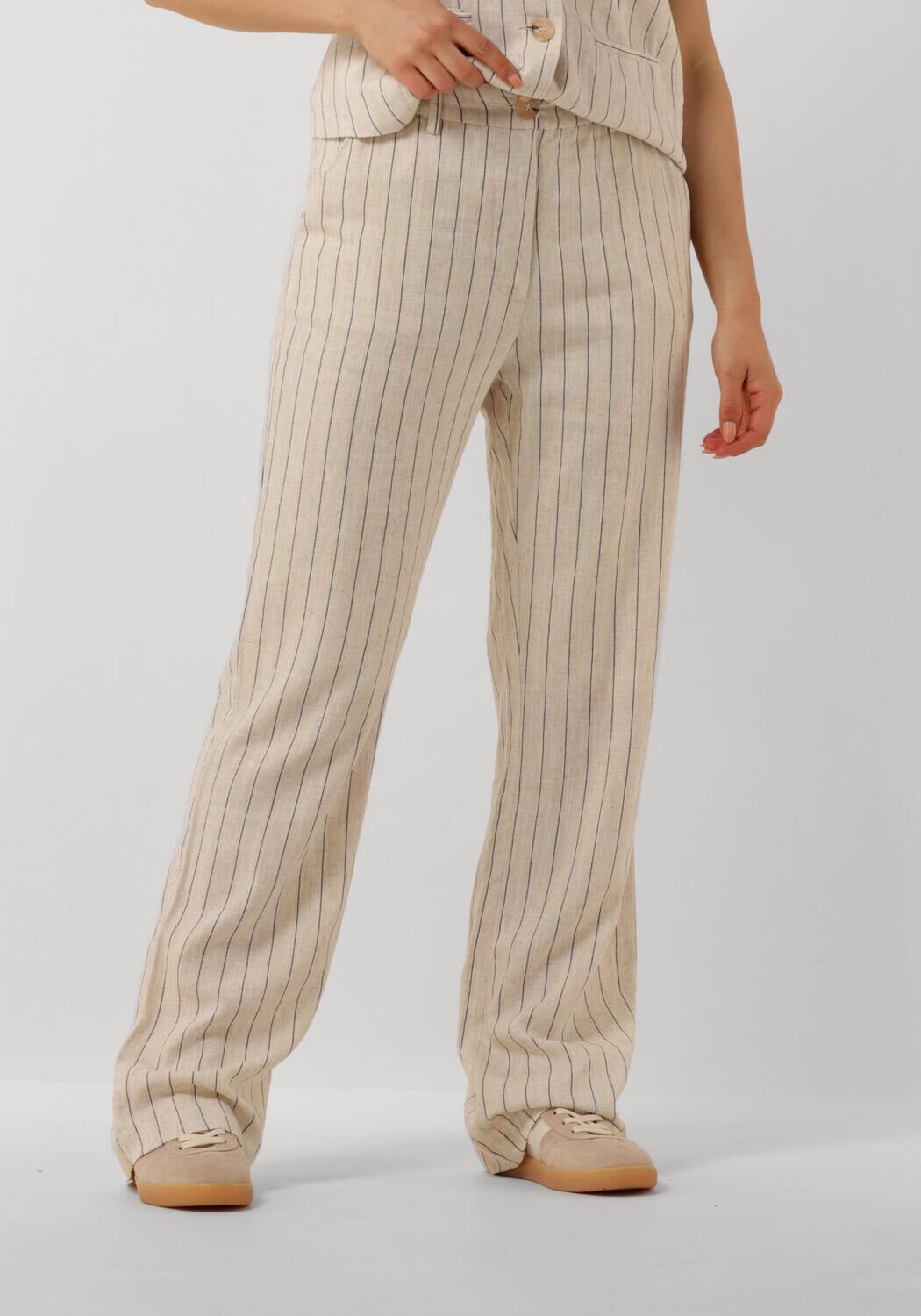Aimee the Label Pantalon Dames Flo, Maat: XS, Kleur: Beige afbeelding 1