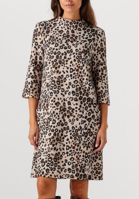 Bruine MARC CAIN COLLECTION Midi jurk ZC 21.22 J12 - large