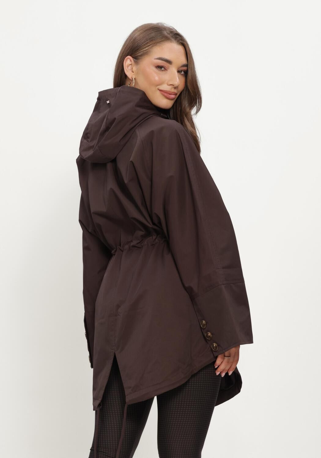 Bruine DEBLON SPORTS Jassen COURTNEY TRENCH - large
