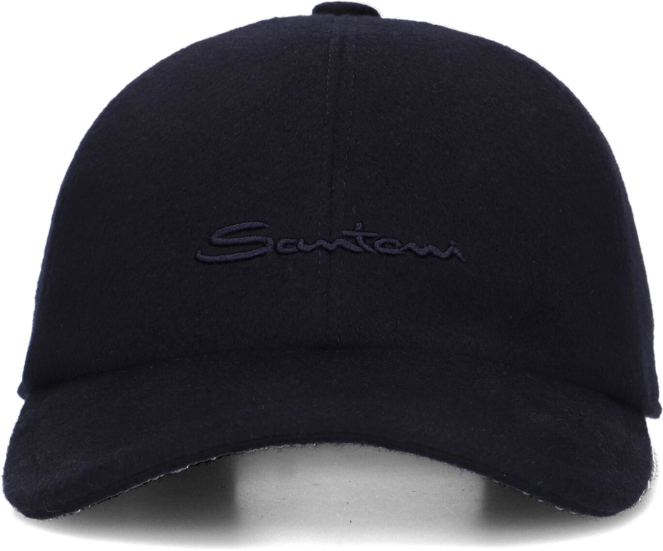 Santoni Santoni Pet Heren Berretto Tessuto-amcpc0043xx-xbs1u60, Materiaal: Cashmere, Kleur: Donkerblauw