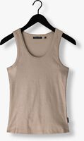 Beige SUMMUM Top RIB TANKTOP COTTON RIB Beige SUMMUM Top RIB TANKTOP COTTON RIB - medium