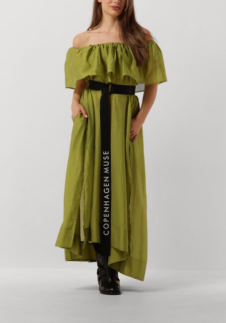 Groene COPENHAGEN MUSE Midi jurk CMMOLLY-DRESS - large