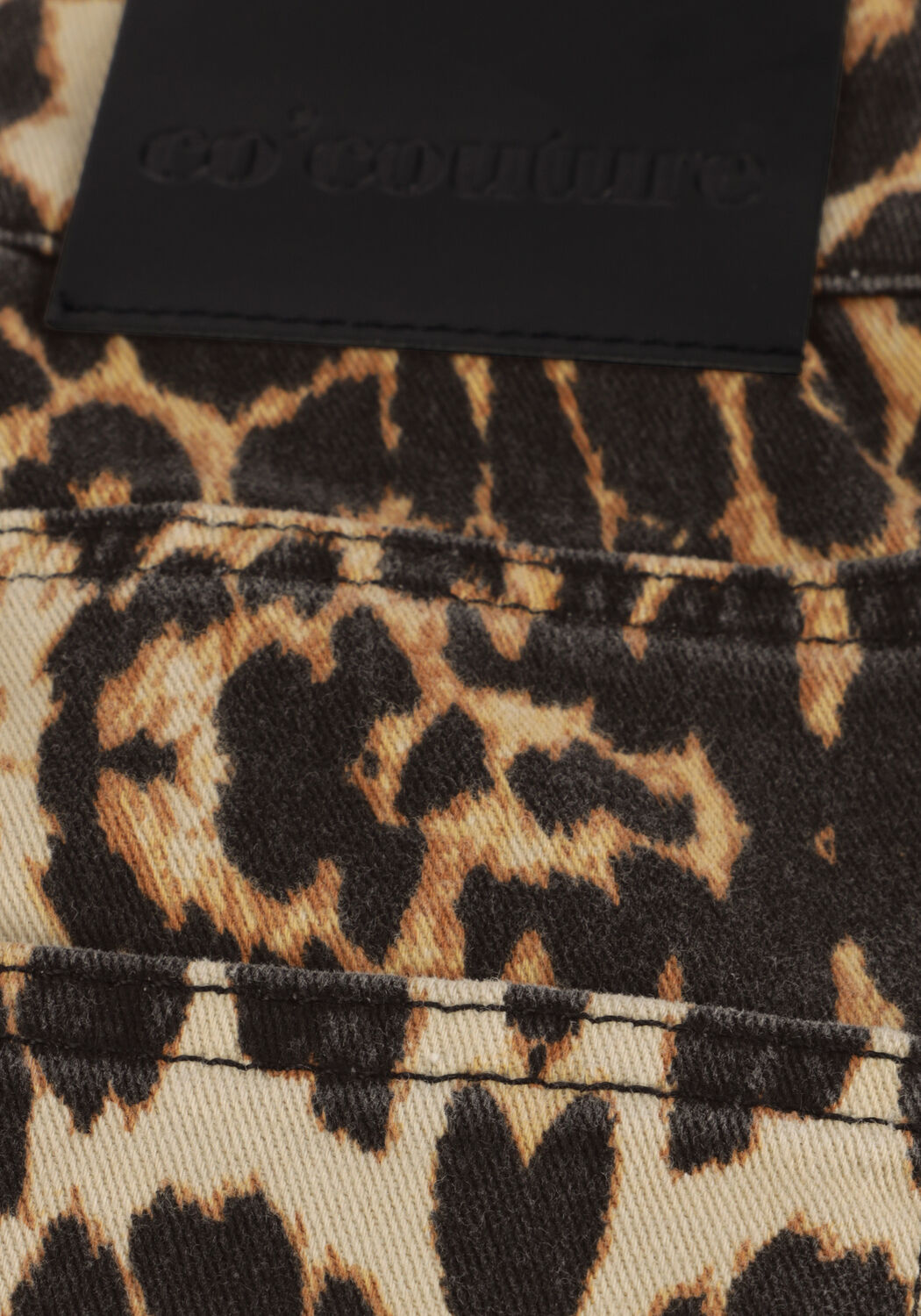 Zwarte CO'COUTURE Wide jeans LEOCC PLEAT PANT - large