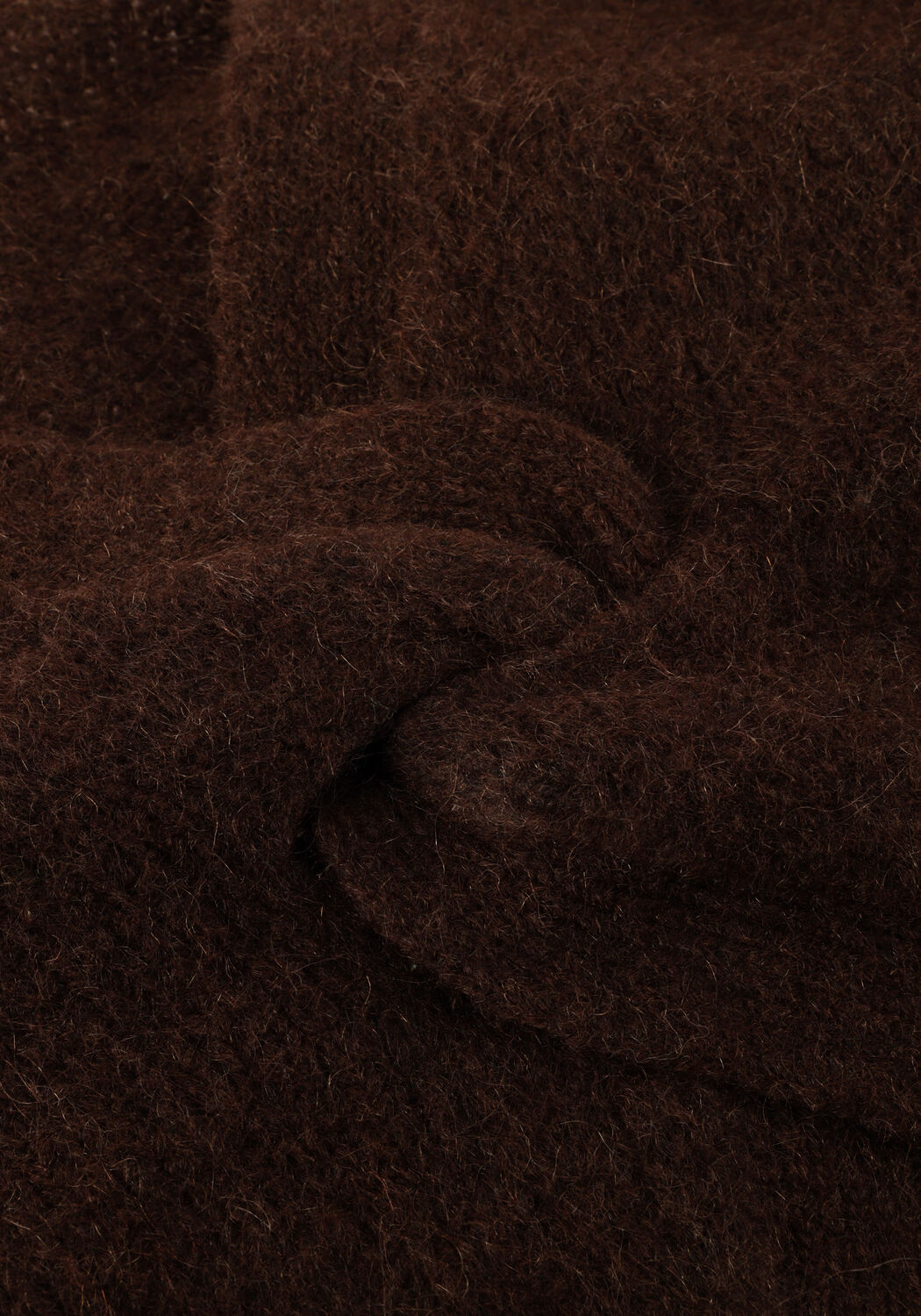 Bruine CO'COUTURE Trui COSY TWIST BACK KNIT - large