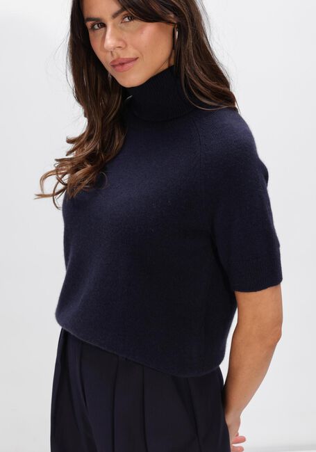 Donkerblauwe ANINE BING Truien/vesten JACKSON TURTLENECK SWEATHER MIDNIGHT BLUE - large