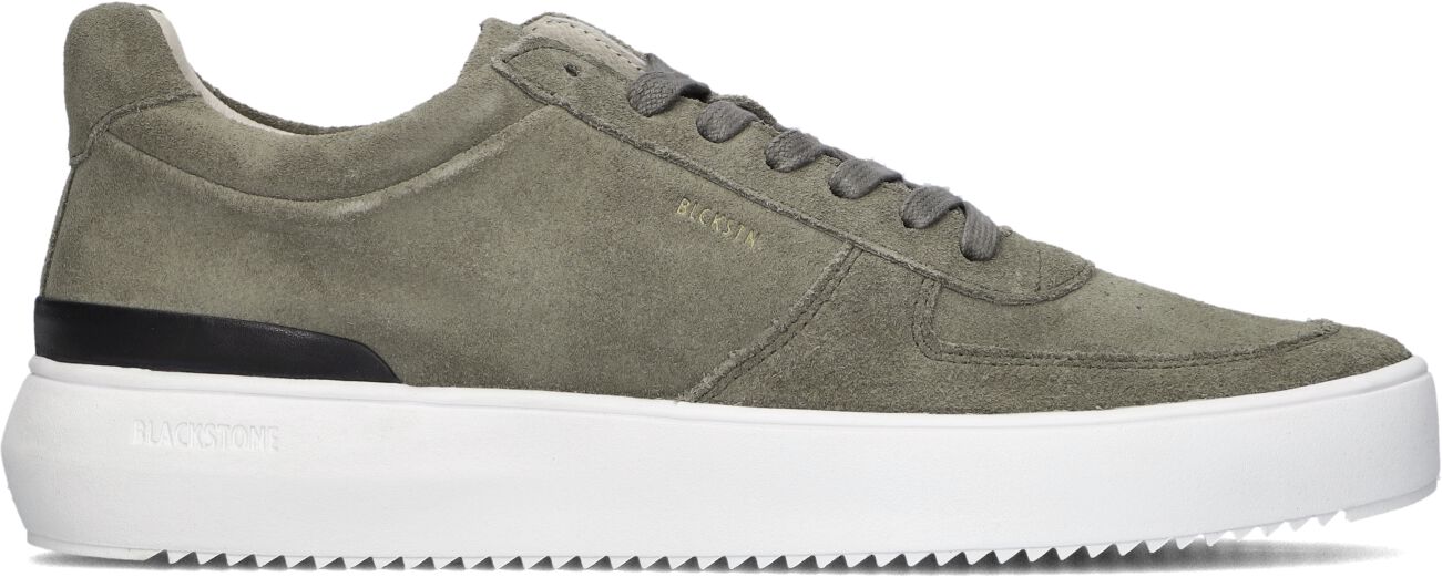 Blackstone Lage Sneakers Heren Bg167, Maat: 41, Materiaal: Suède, Kleur: Groen