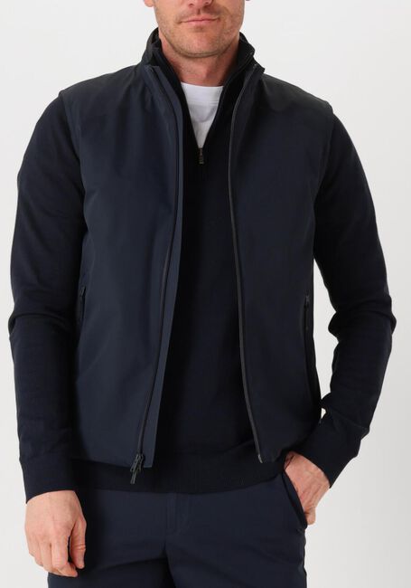Donkerblauwe WOOLRICH Bodywarmer SAILING 2 LAYERS VEST - large