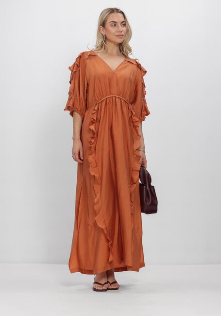 Oranje DANTE6 Jurken DANTE6-ANZUR EMBELLISHED MAXI DRESS - large
