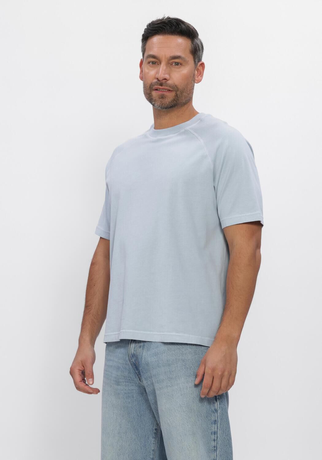 Drykorn T-Shirt Heren Mavian 520005, Maat: M, Kleur: Lichtblauw afbeelding 1