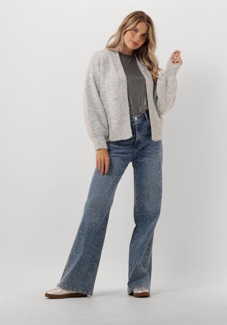 Zilveren SUMMUM Top ROND NECK TOP METALLIC COATED JERSEY - large