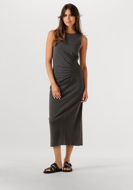 Donkergrijze XIRENA Maxi jurk NOELLA DRESS - large