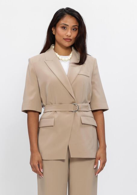 Beige DANTE6 Blazer NISSA SHORT SLEEVES BLAZER - large