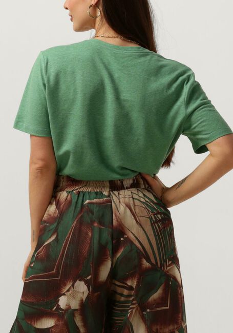 Groene ACCESS Top SHORT-SLEEVE V BLOUSE - large