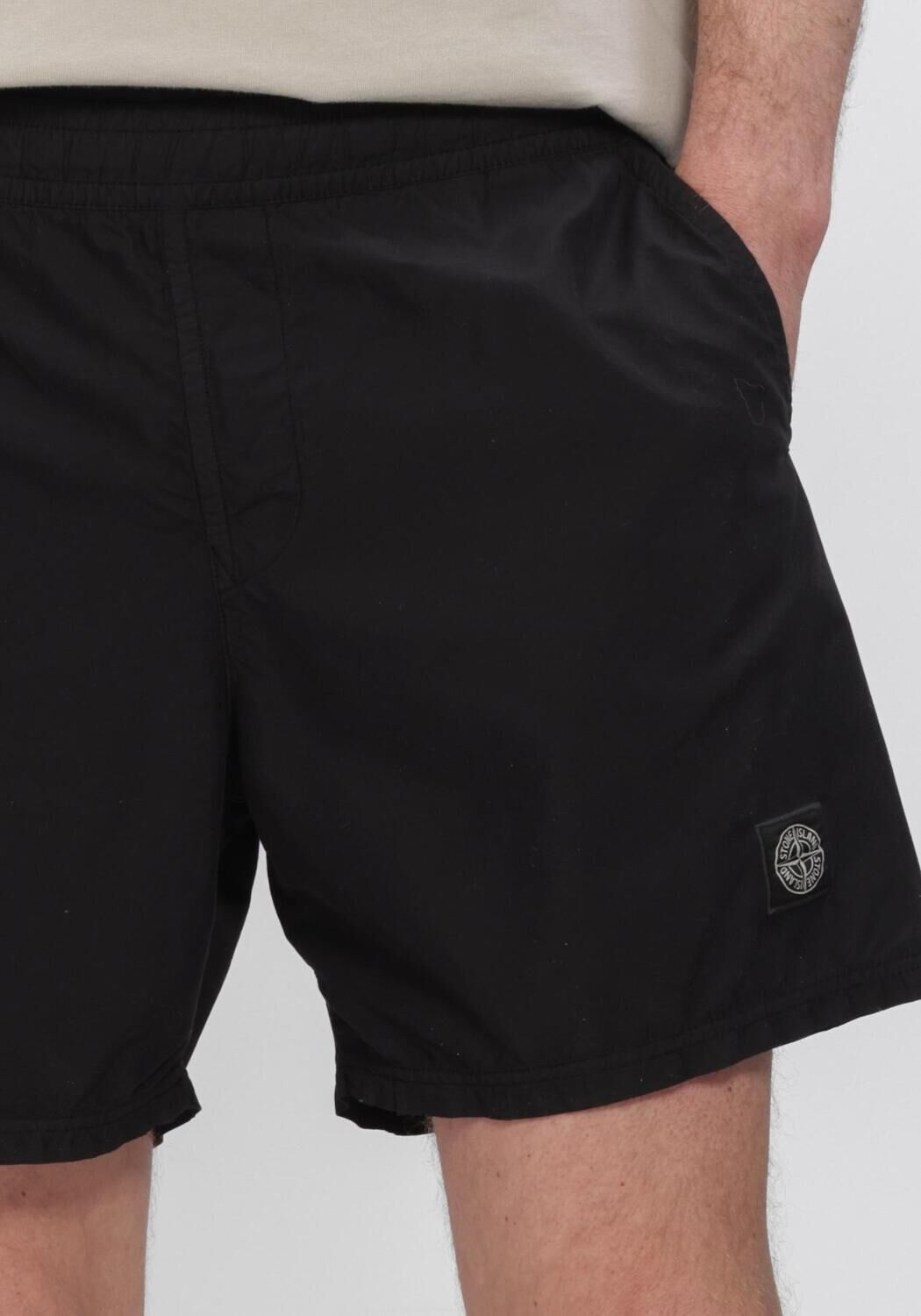 Zwarte STONE ISLAND Zwembroeken SHORTS S0036 - large