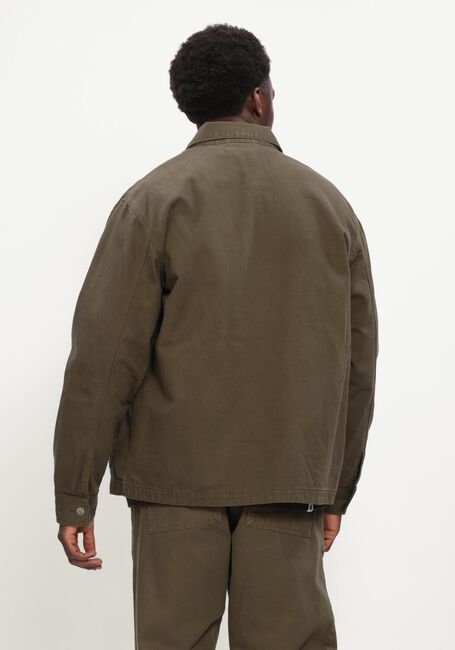Groene FOR&Eacute;T Trui FORAGER TWILL JACKET - large