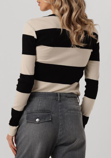 Beige PENN & INK Tops & T-shirts LONGSLEEVE BIG STRIPE - large