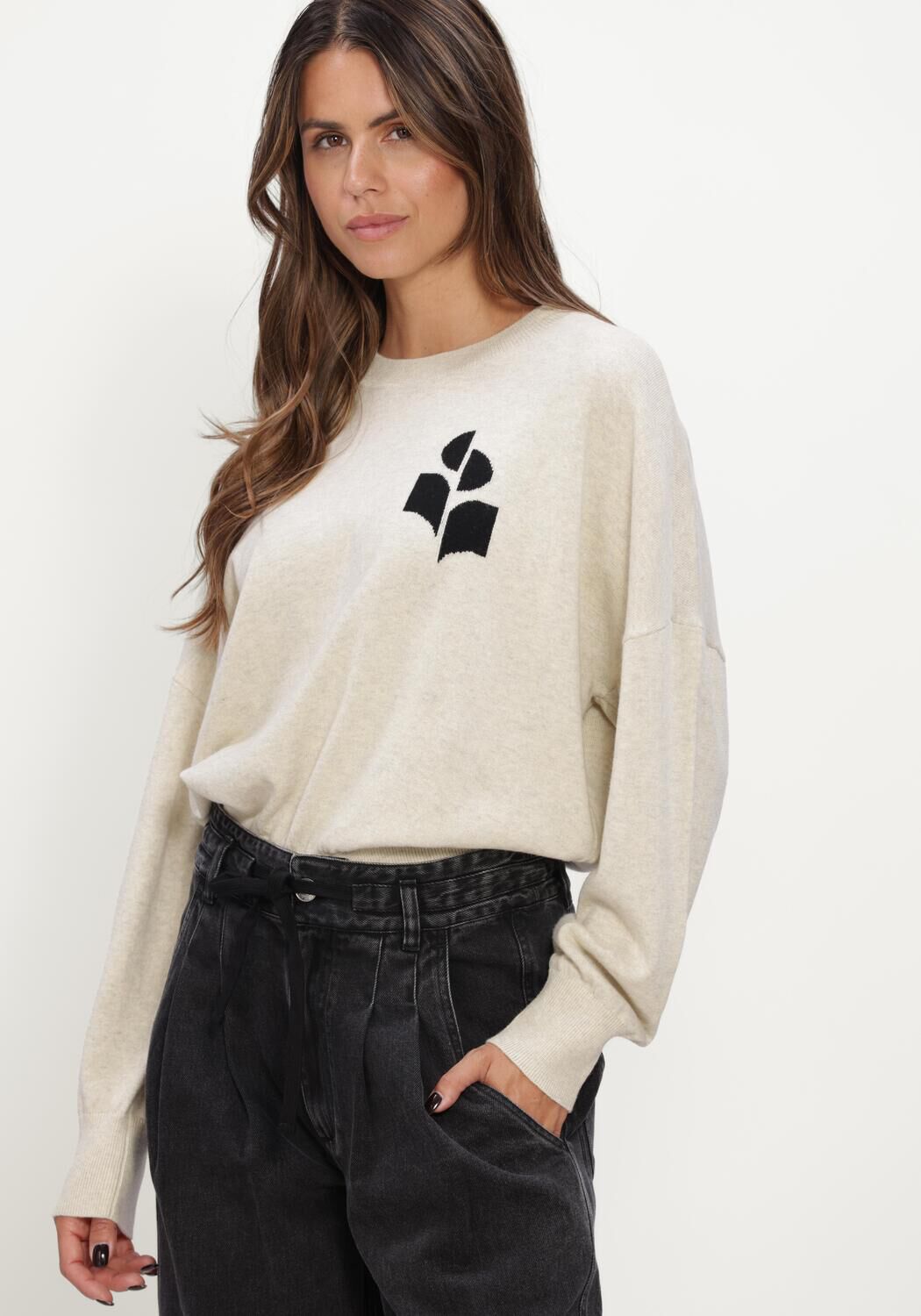 Gebroken wit ISABEL MARANT Trui MARISANS PULLOVER - large