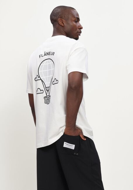 Witte FLANEUR T-shirt BALLOON T-SHIRT - large