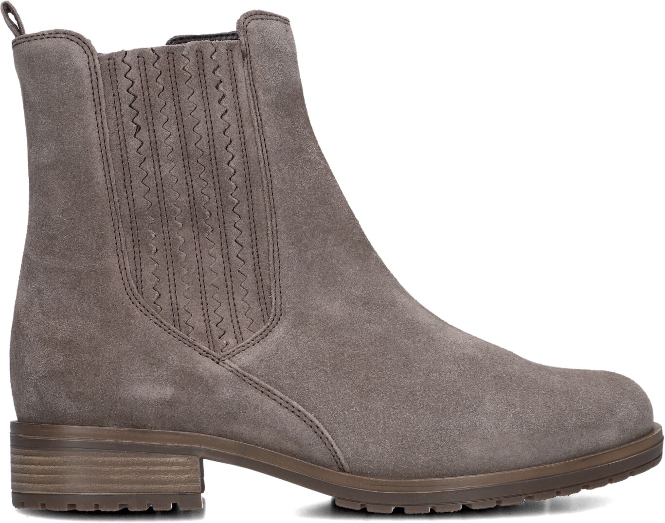 Gabor Enkellaarsjes
Dames 022, Maat: 36, Materiaal: Suède, Kleur: Taupe