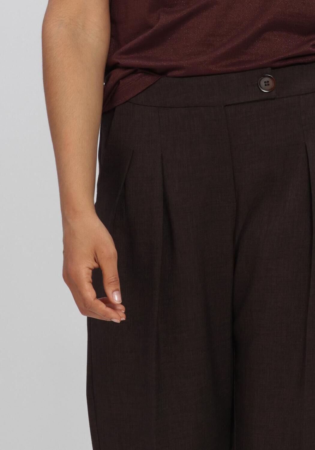 Bruine AIMEE THE LABEL Broeken OCEANW6 TROUSERS - large