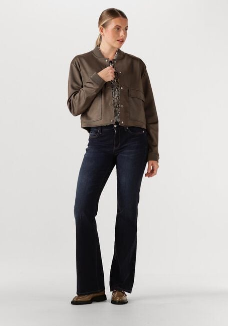 Donkerblauwe CAMBIO Flared broek PARIS FLARED - large