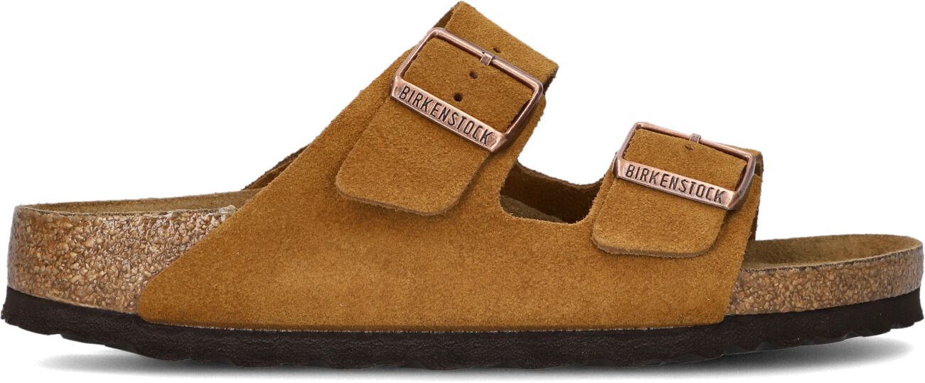 Birkenstock Slippers
Dames Arizona Sue, Maat: 41, Materiaal: Suède, Kleur: Cognac