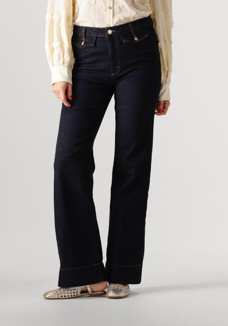 Blauwe SUMMUM Flared broek FLARED JEANS COMFORT - large