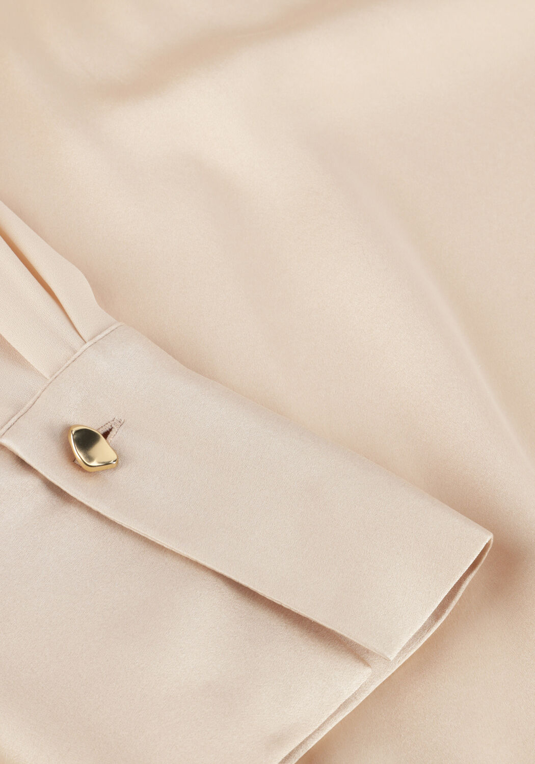 Beige DANTE6 Blouses ESTELA SILK MIXED TOP - large