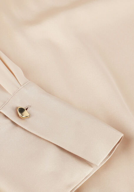 Beige DANTE6 Blouses ESTELA SILK MIXED TOP - large