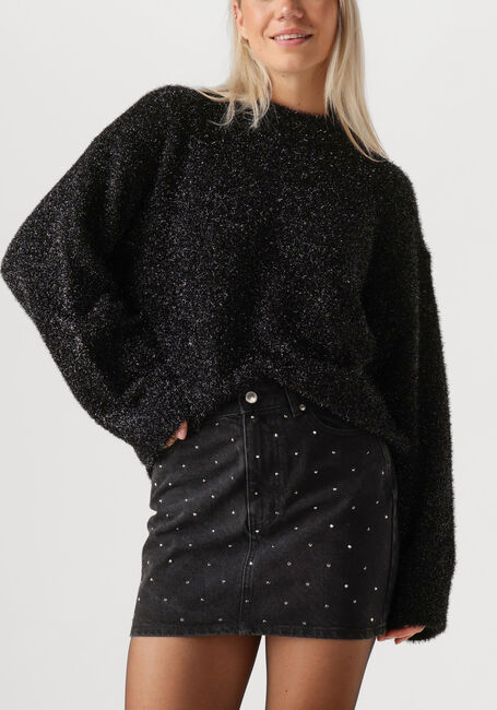Zwarte SECOND FEMALE Trui LAMILLA KNIT O-NECK - large