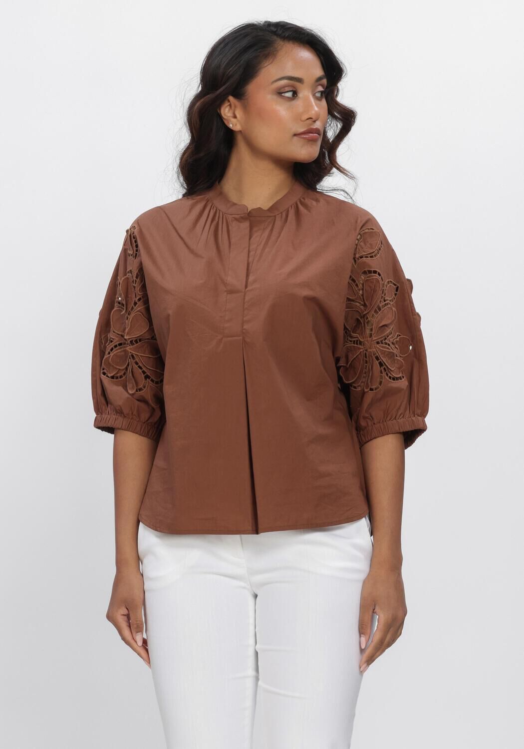 Bruine LUISA CERANO Blouses 238676/4202-00 - large