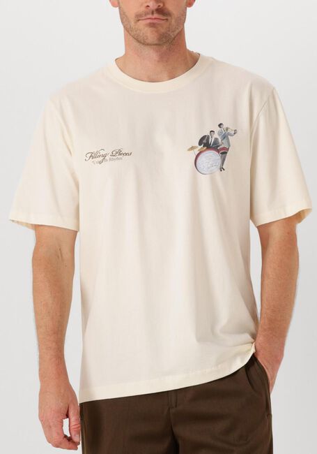 Ecru FILLING PIECES T-shirt T-SHIRT BAND - large