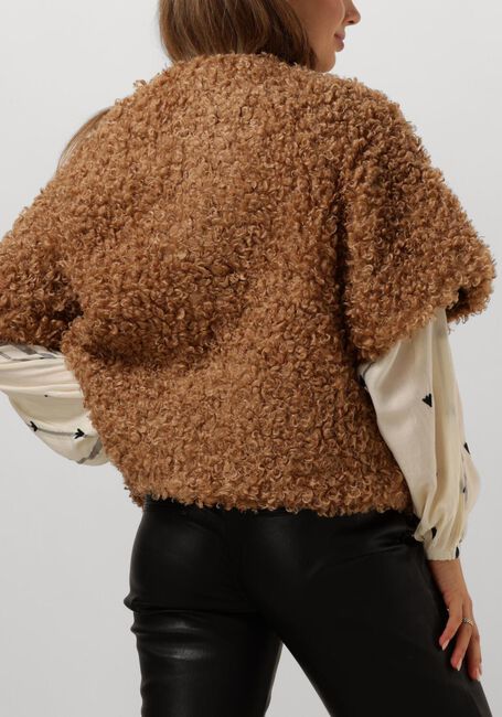 Bruine SUMMUM Gilet JACKET FAUX FUR - large