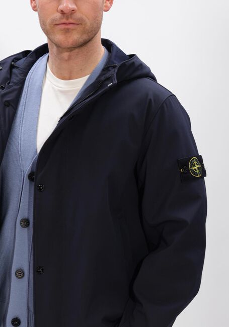 Donkerblauwe STONE ISLAND Jack SHORT PARKA S0A22 - large