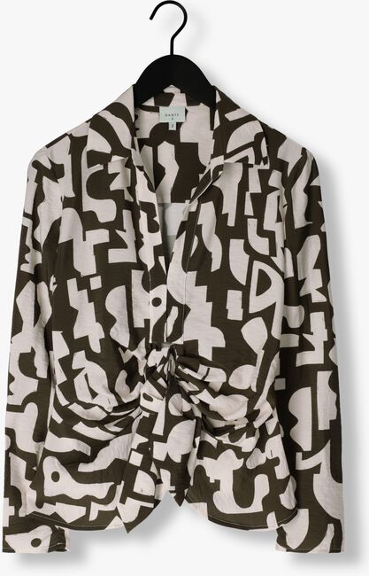 Groene DANTE6 Blouses PRINT SMOCK BLOUSE Groene DANTE6 Blouses PRINT SMOCK BLOUSE - large