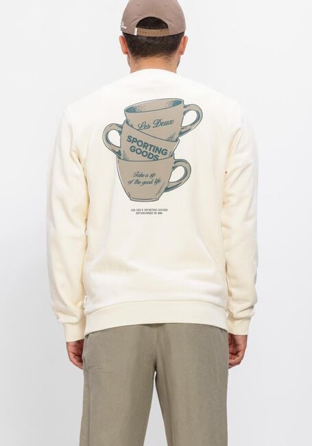 Ecru LES DEUX Sweater BEN ARTIST SWEATSHIRT - large