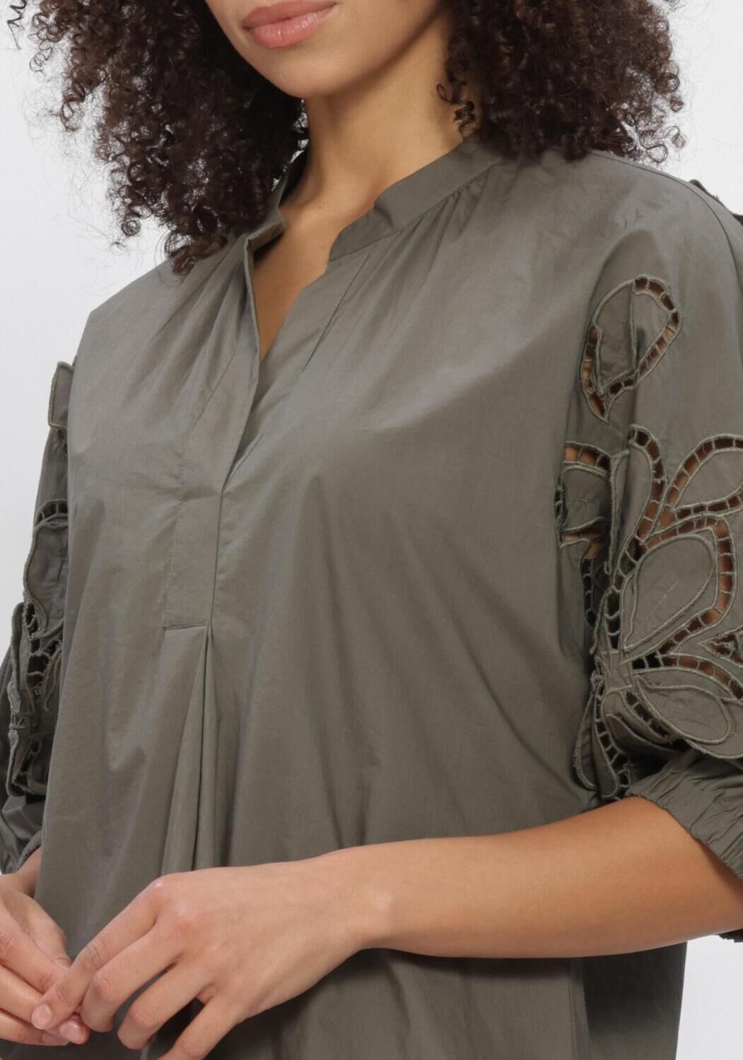 Khaki LUISA CERANO Jurken 738667/4202-00 - large