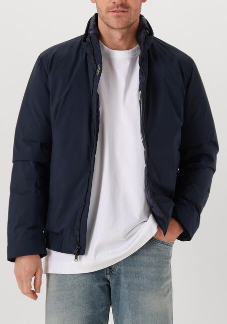 Donkerblauwe WOOLRICH Jack CLOUD LEWIS BOMBER - large