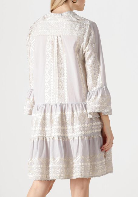 Lichtgrijze GREEK ARCHAIC KORI Mini jurk 330681 - large