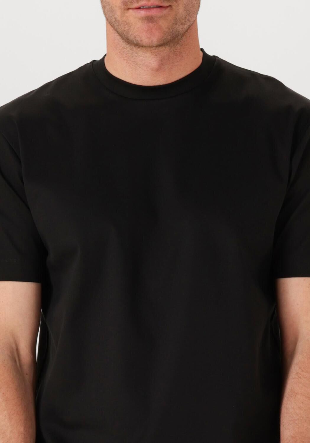 Zwarte VALENZA T-shirt 1001 INTERLOCK SUPIMA TSHIRT - large
