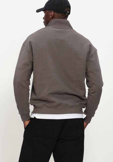 Groene GENTI Sweater HALF ZIP SWEAT - large
